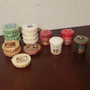 Yankee candle 4 votive candles 12 wax melts